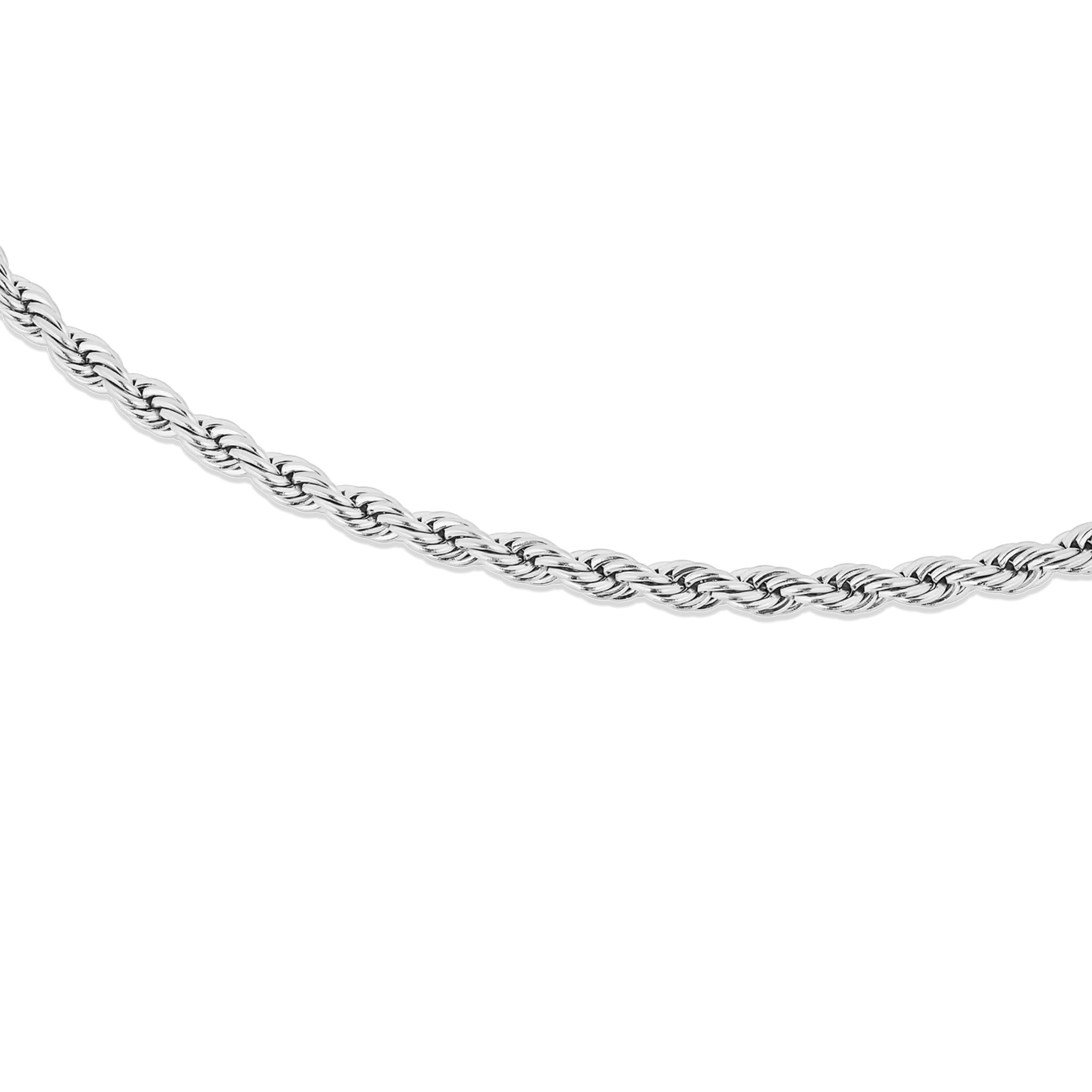 Rope Bracelet, Stainless Steel (2.3mm)