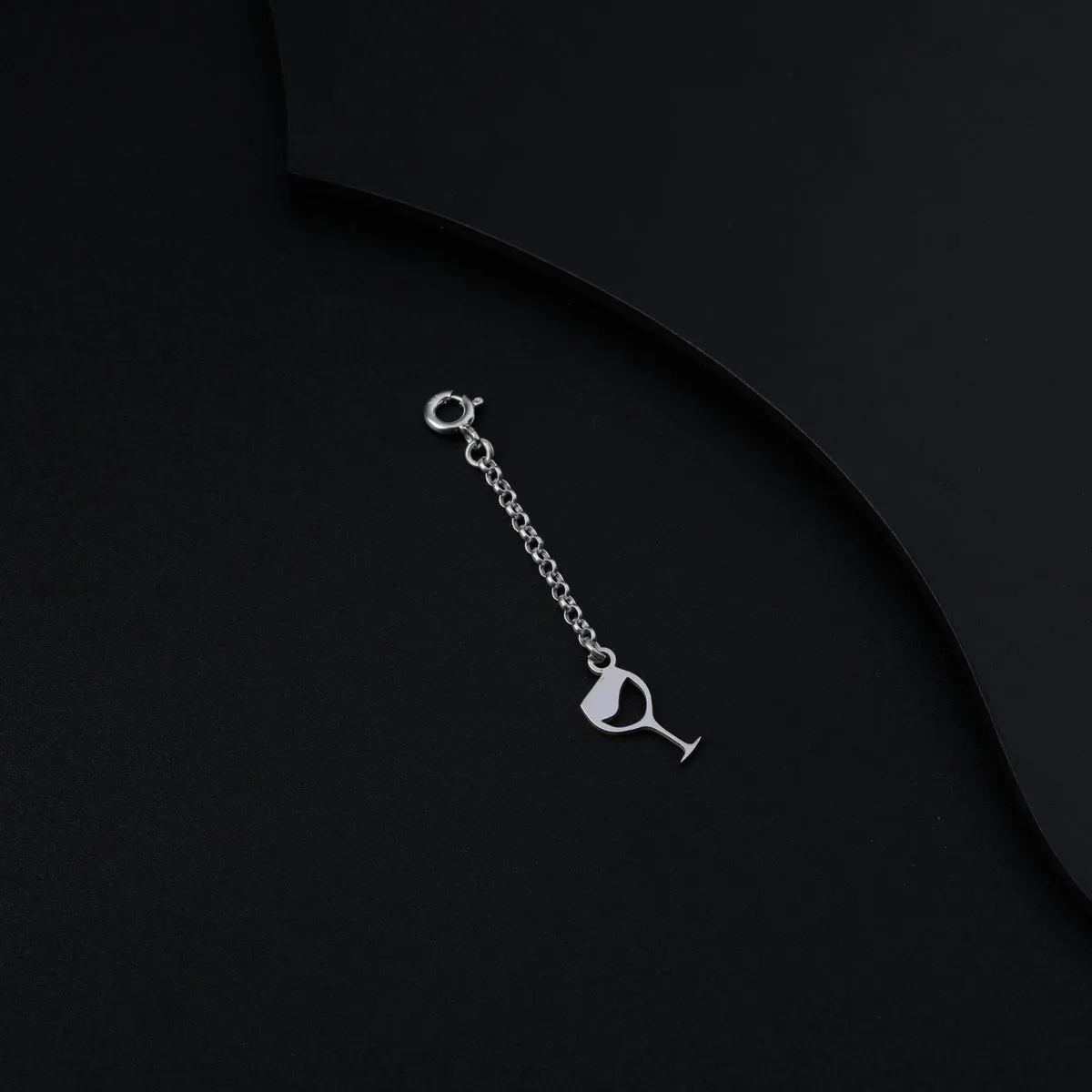 Silver Charm: Wine Glass