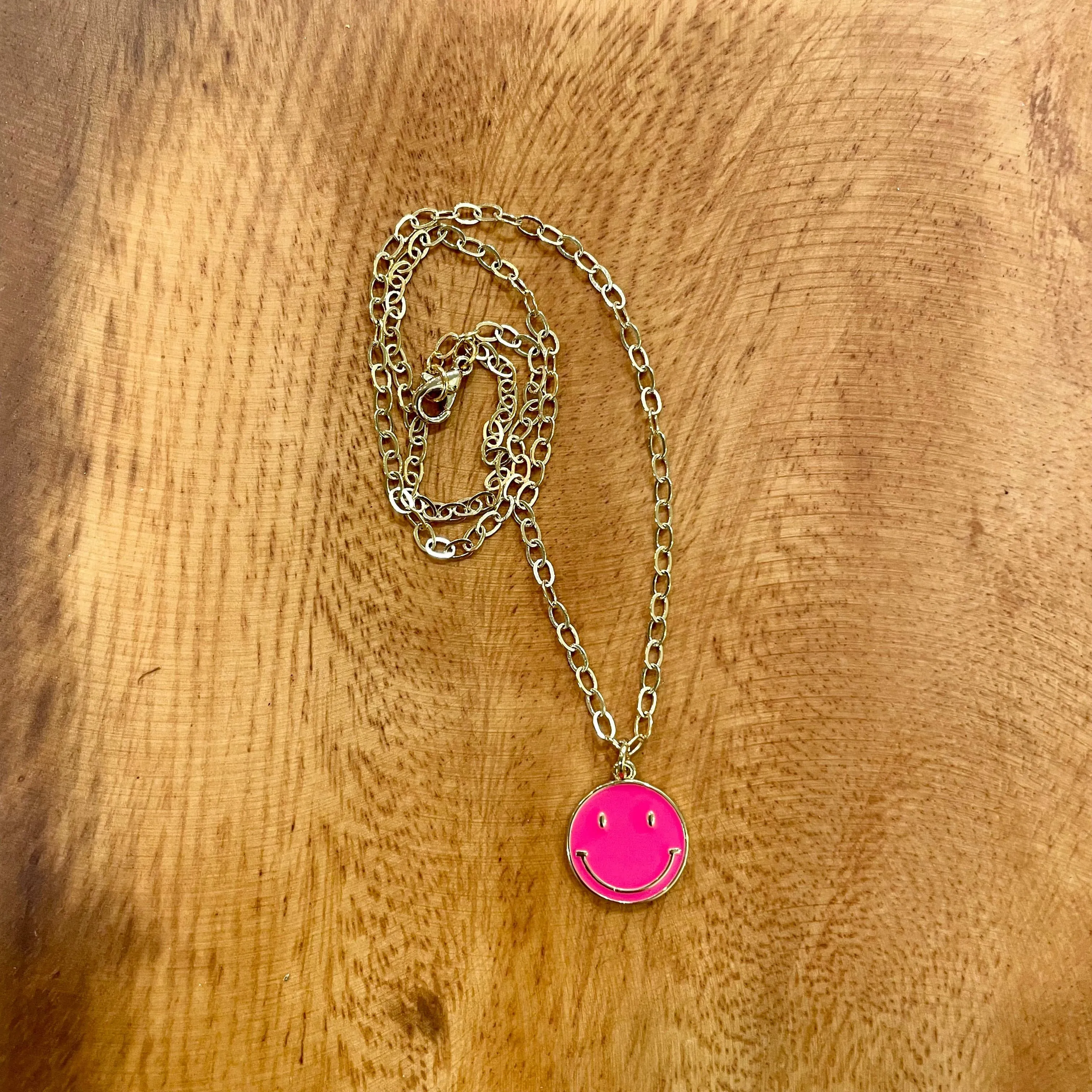 Smiley Face Necklace-Assorted