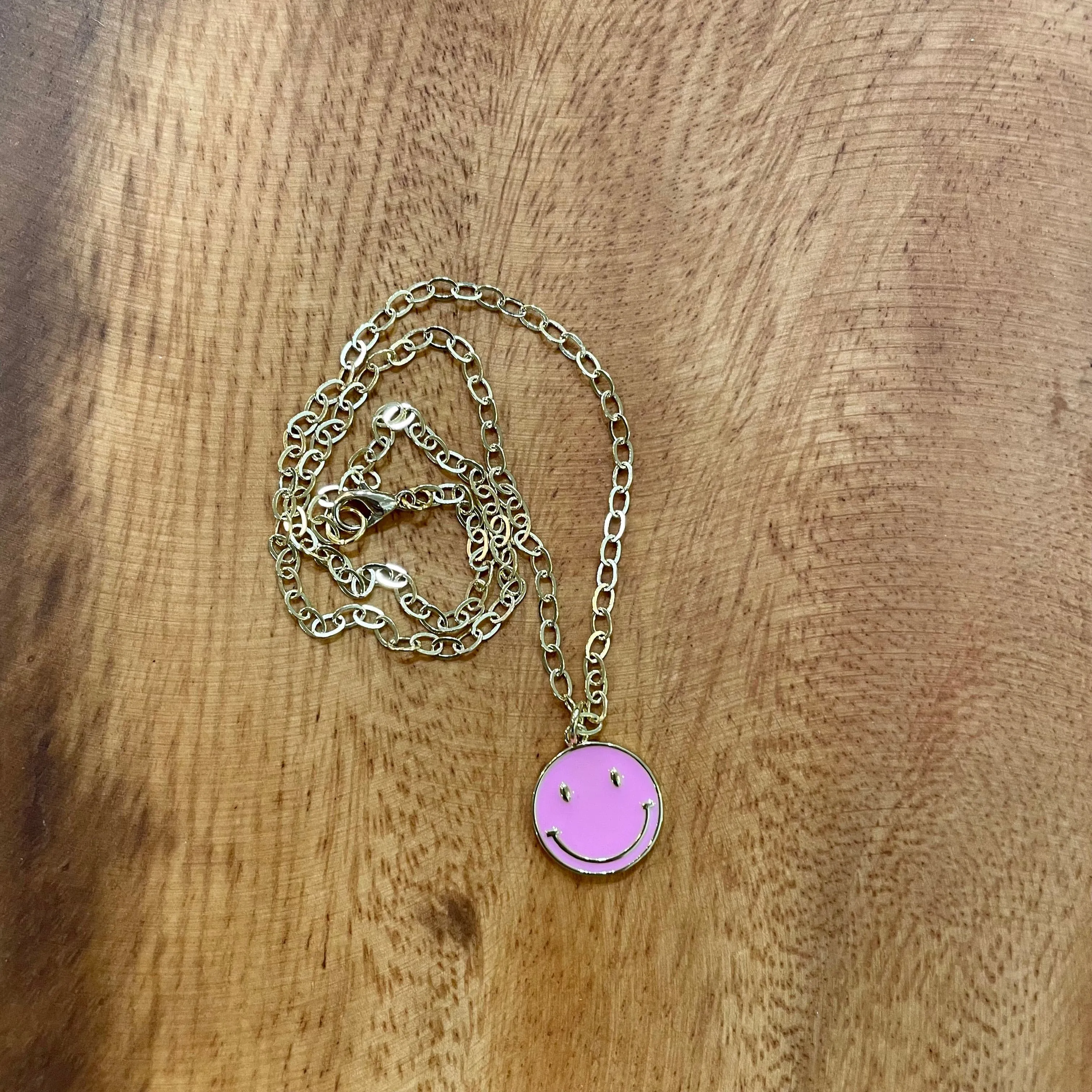 Smiley Face Necklace-Assorted