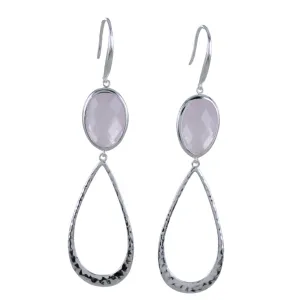 Sterling Silver Candy Stone Drop Earring