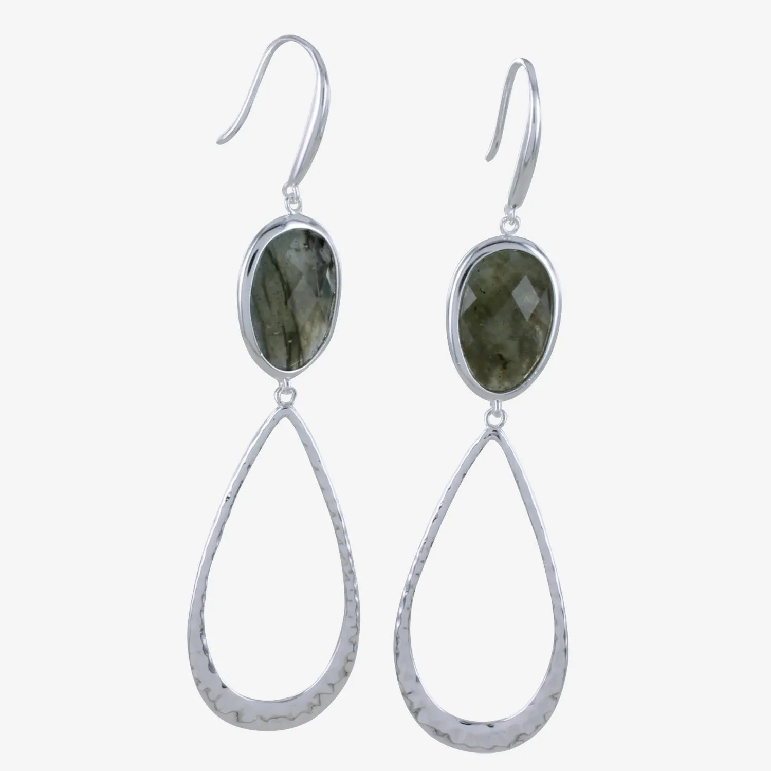 Sterling Silver Candy Stone Drop Earring