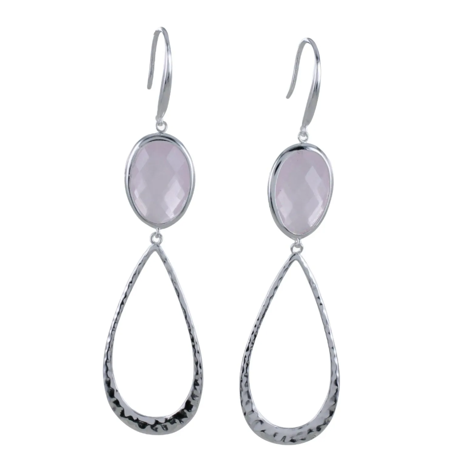 Sterling Silver Candy Stone Drop Earring