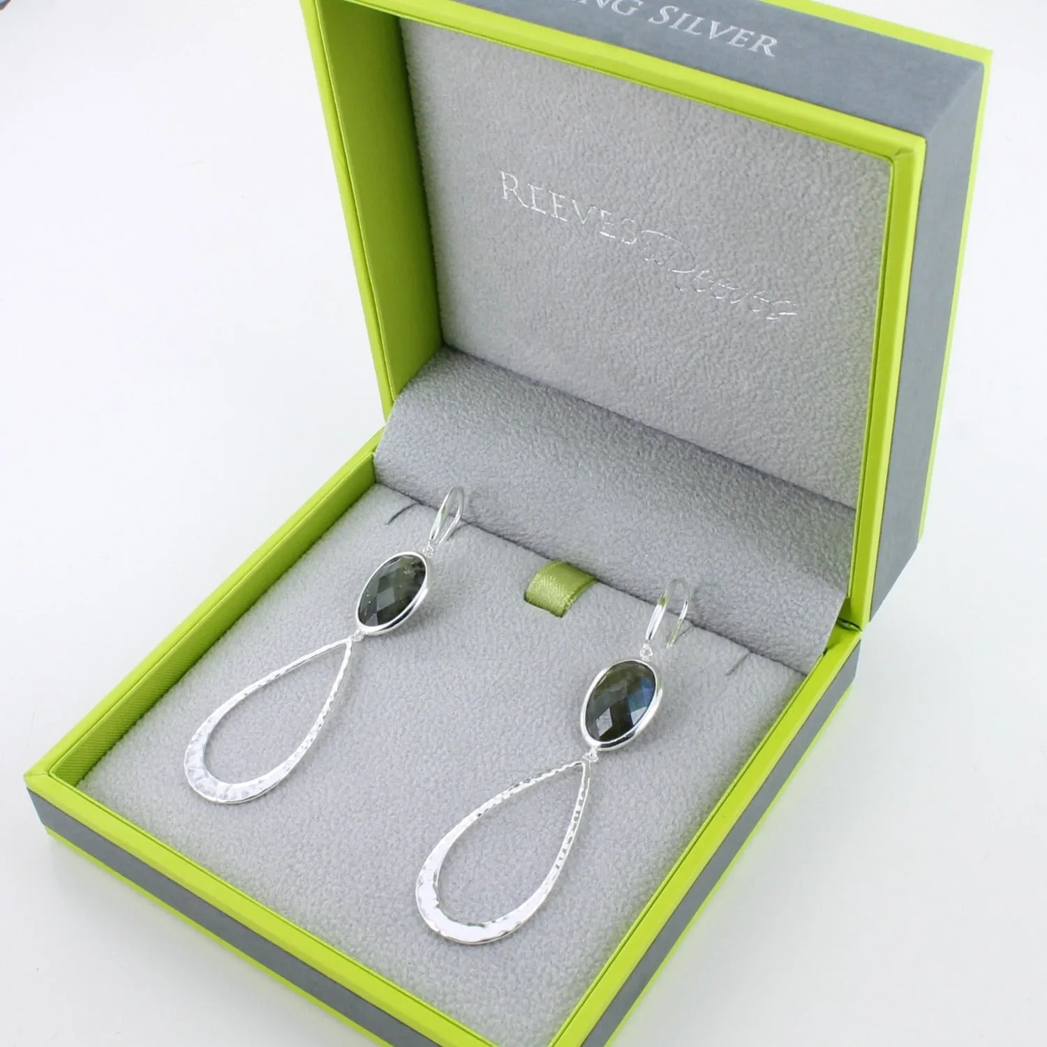 Sterling Silver Candy Stone Drop Earring