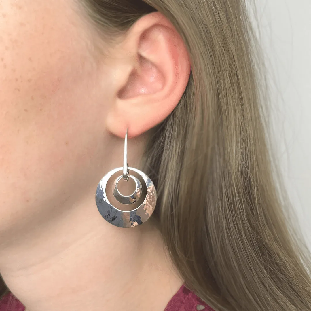 Sterling Silver Jaunty Earrings
