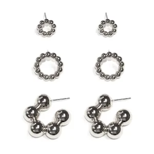 TE10547 Funky Bubble Earring Set