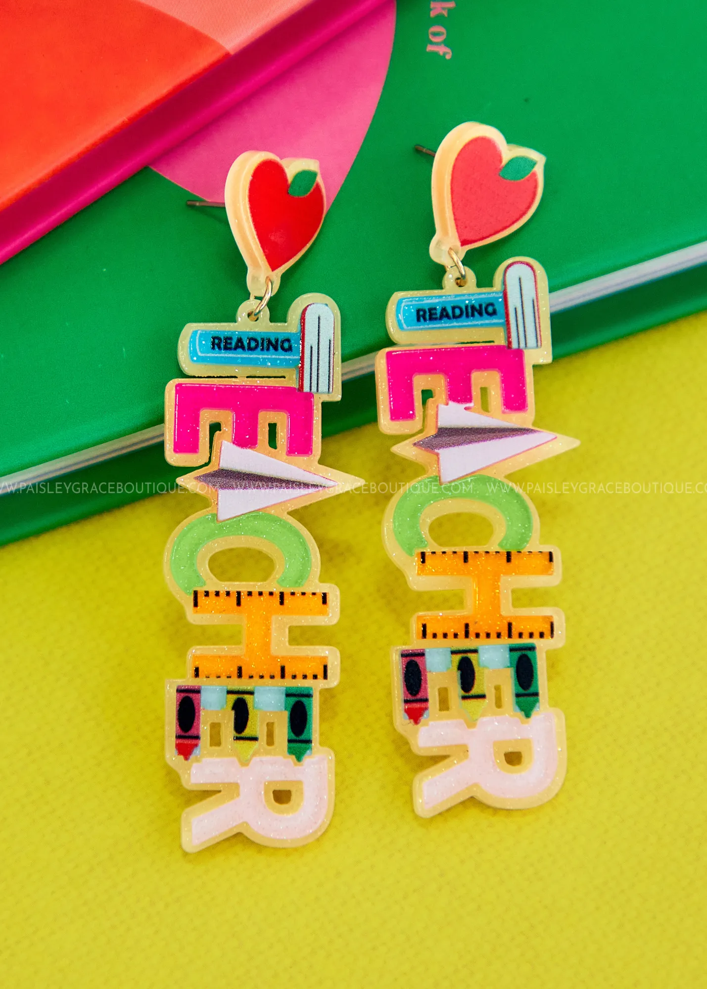 Teacher Acrylic Earrings