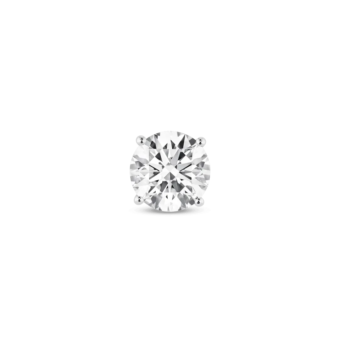The Round Brilliant Solitaire Stud