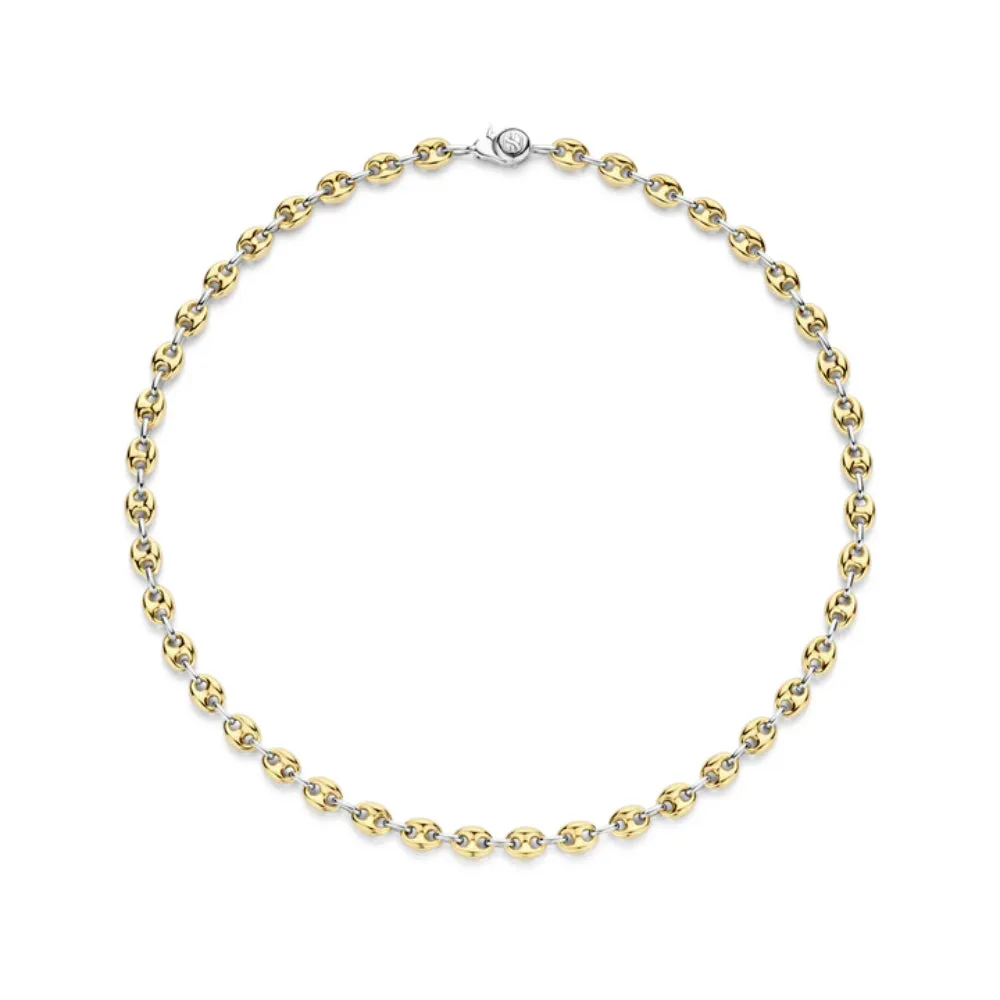 Ti Sento Two-Tone Coffee Bean Necklace