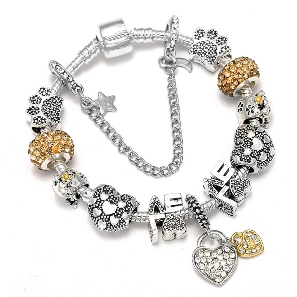 Unique Personality Charm Bangle Bracelets
