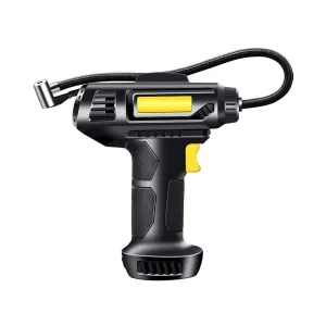 US 150PSI Tire Fast Inflator Air Pump Compressor LED Light for Car Bike Motor
