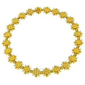 Victorian Ornate Gold Collar Necklace