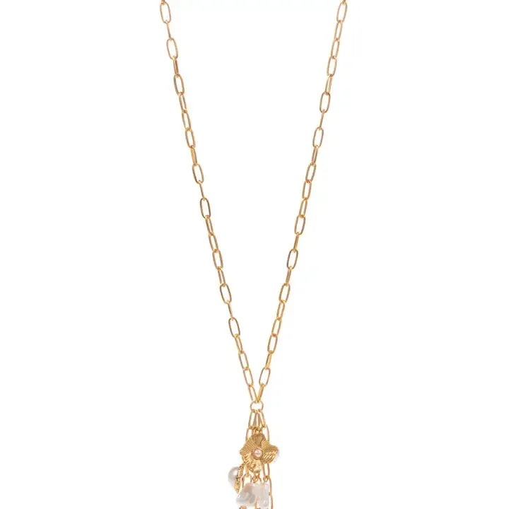 Y Shaped Vintage Pearl Shape Long Necklace