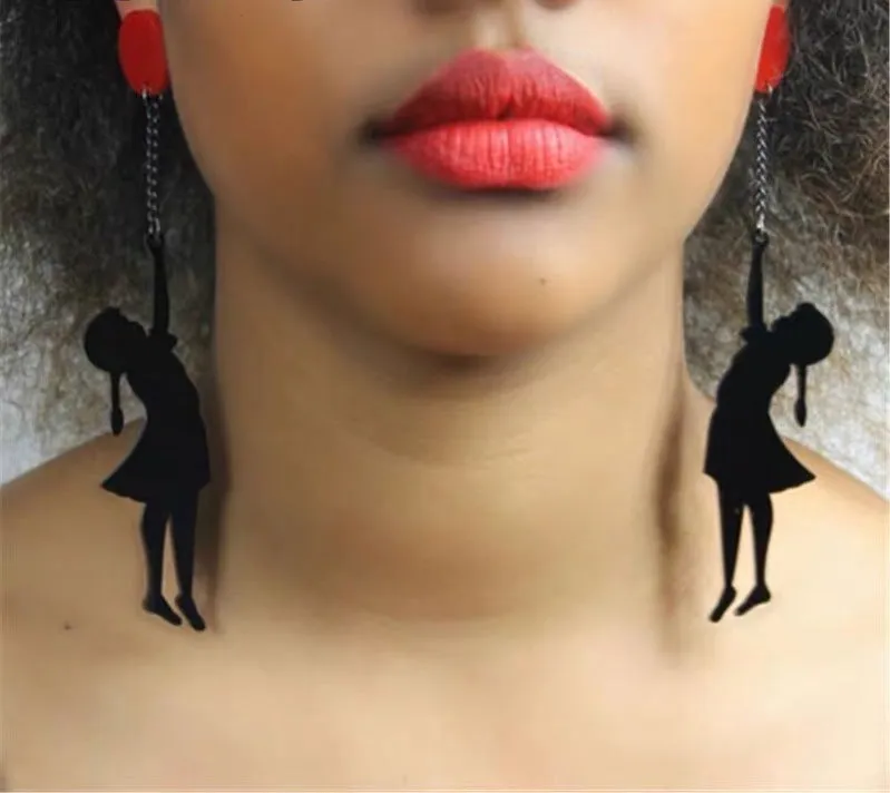 Your-daughter-hanging-in-the-red-ballons Earrings