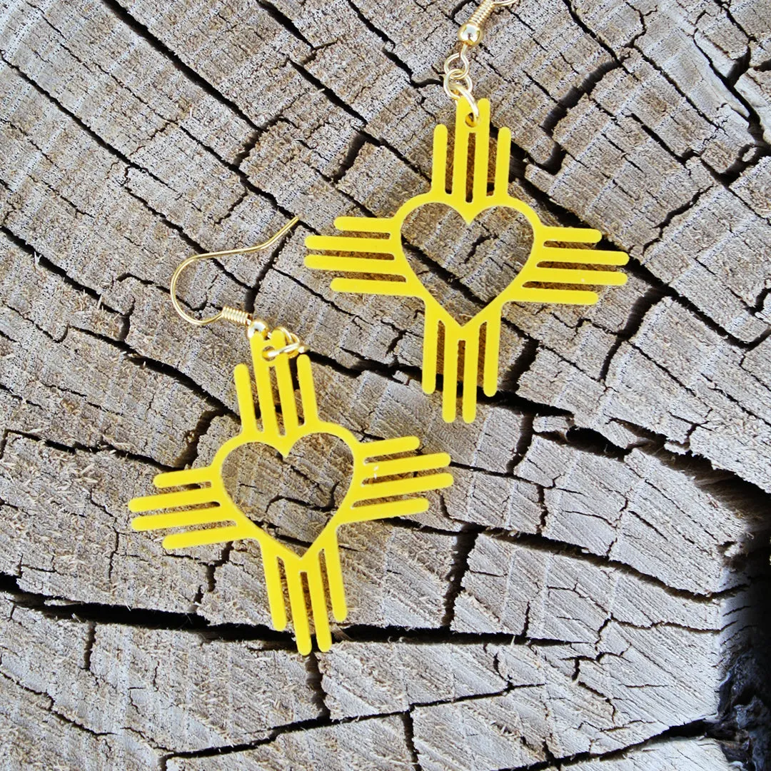 Zia Heart Earrings 1.5