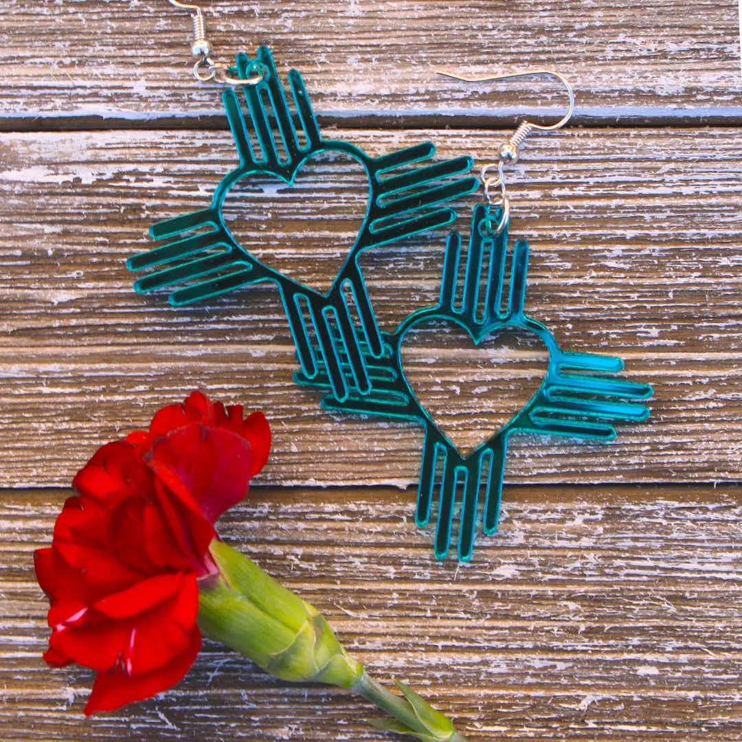 Zia Heart Earrings 1.5