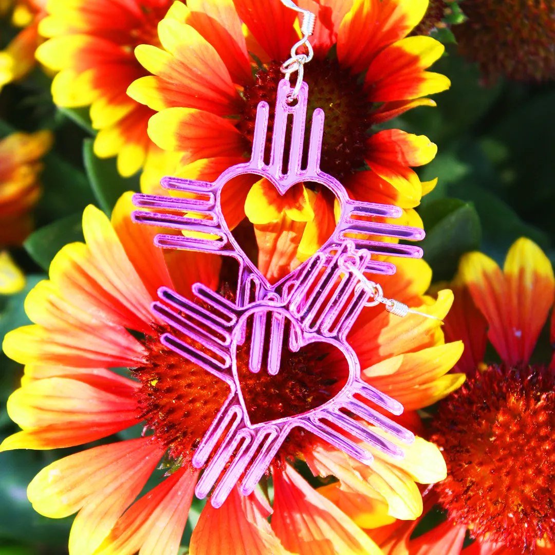 Zia Heart Earrings 1.5